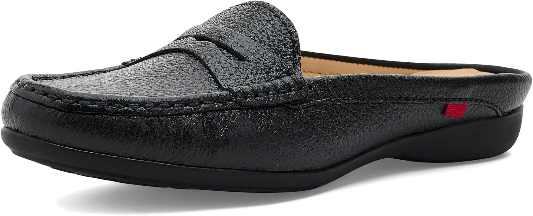 Amazon.com | Marc Joseph New York Female Union Mule Black Tumbled